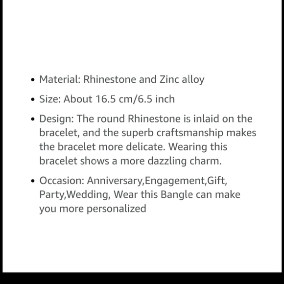 Beautiful Rhinestone Chain Bracelets - Picture 11 of 11